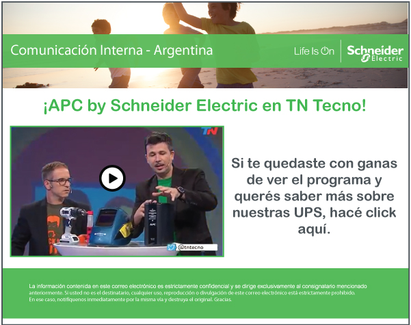 APC by Schneider Electric en TN TECNO